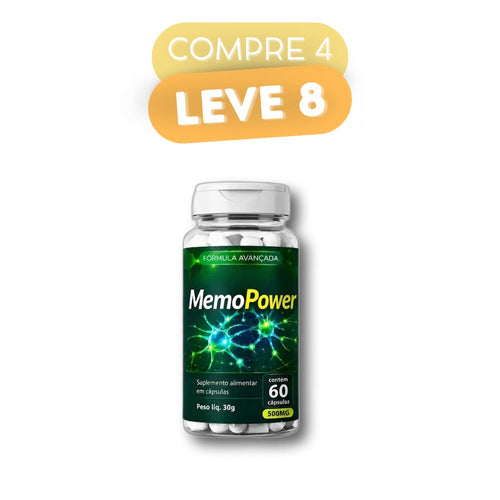 Memo Power - Suplemento Natural - Promoção Exclusiva + Frete Grátis